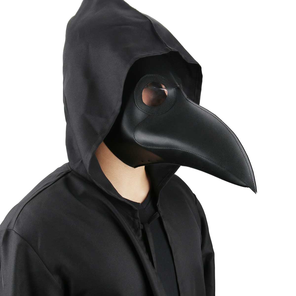 Cospaly dr. Beulenpest peste Steampunk doct ou masque brun PU Oiseaux en cuir Masques Beak