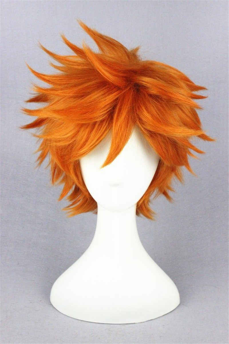 Anime Haikyuu Hinata Shoyo Halloween cosplay costume perruque synthétique cheveux -Takerlama