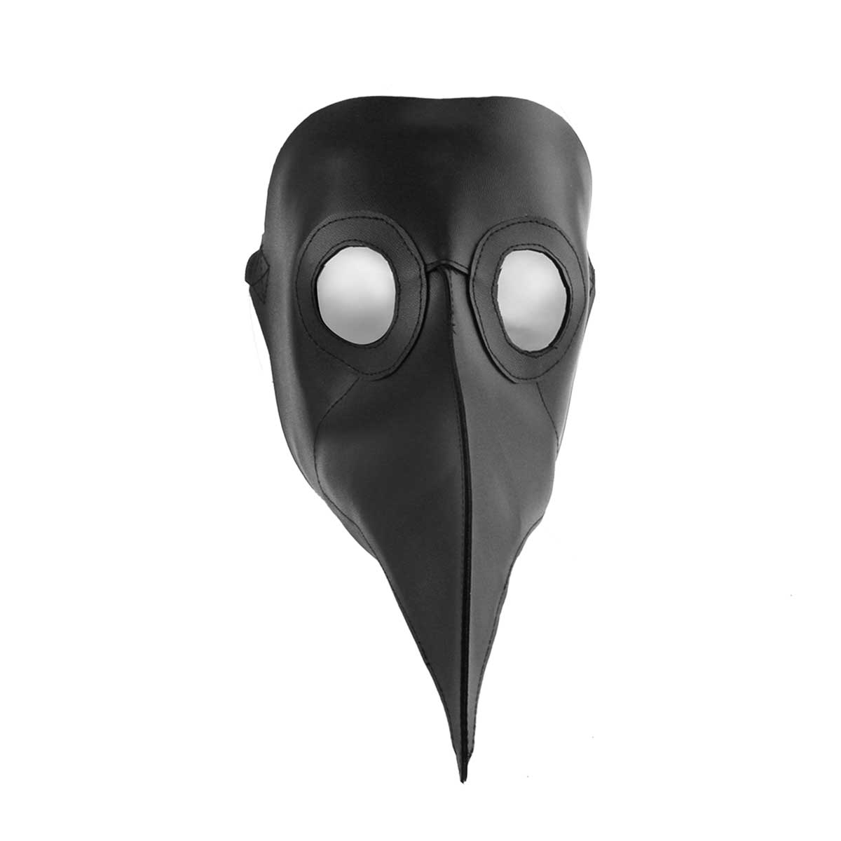 Cospaly dr. Beulenpest Steampunk peste doctor Masque brown PU Oiseaux en cuir Masques Beak